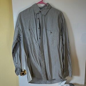 Browning Men's Light Gray green Button-Down Casual Shirt